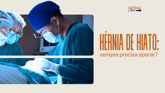 Hérnia de hiato: sempre precisa operar? 1 Equipe médica realizando cirurgia em centro cirúrgico, com foco nos profissionais concentrados no procedimento.